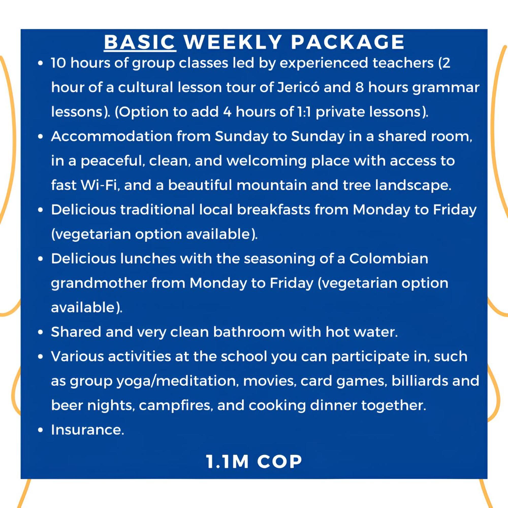 Spanglish Colombia Hotel Херико Екстериор снимка